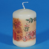 Christmas Morning Mini Pillar Candle