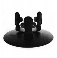 2.5" (64mm) Fleurs-de-lys Candleholder