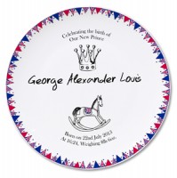 Royal Baby Bunting Plate
