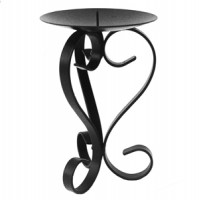 Swan Neck Scroll Candleholder