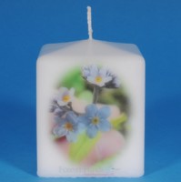 80mm x 100mm Forever Funds Square Candle
