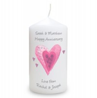 Hearts Candle