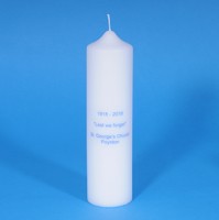 80mm x 300mm Church Candle Personalised