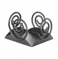 3.25" (82mm) square spiral candleholder