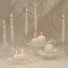 Frosted Candles