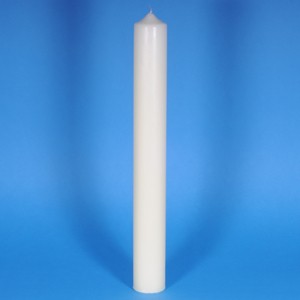 70mm x 600mm Ivory Church Candle