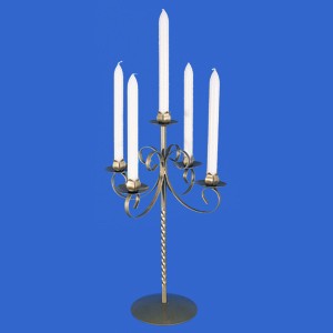 Five Light Twisted Candelabrum