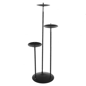 Triple Column Candleholder