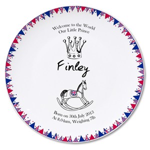 Royal Baby Bunting Plate