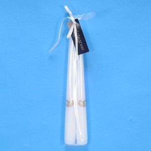 Printed Wedding Rings Tapered Dinner Candles Printed Wedding Rings Tapered Dinner Candles