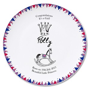 Royal Baby Bunting Plate