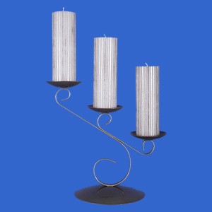 Ambiances Triple Spiked Candleholder
