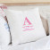 Personalised Girls Initial Cushion Cover Personalised Girls Initial Cushion Cover